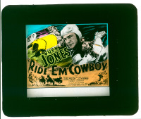 #105 RIDE 'EM COWBOY glass slide '36 Jones 