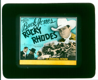 #106 ROCKY RHODES glass slide '34 Buck Jones 