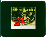 #129 TORRID ZONE glass slide '40 James Cagney 