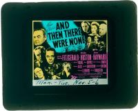 #2668 AND THEN THERE WERE NONE glass slide 45 
