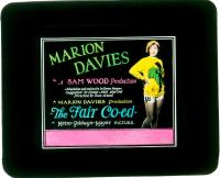 #2687 FAIR CO-ED glass slide 27 Marion Davies 
