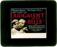 #2699 JUDGMENT OF THE HILLS glass slide '27 