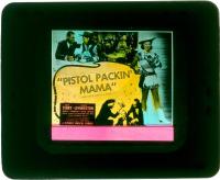 #2711 PISTOL PACKIN' MAMA glass slide43 Terry 