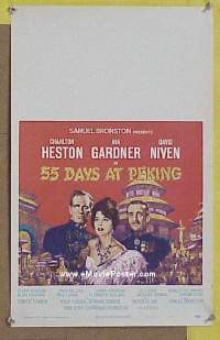 #268 55 DAYS AT PEKING WC '63 Heston, Gardner 