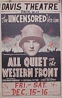 ALL QUIET ON THE WESTERN FRONT ('30) WC