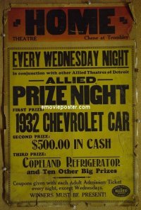 #1448 ALLIED PRIZE NIGHT local theaterWC 1931 