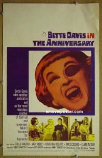 #1467 ANNIVERSARY window card '67 Bette Davis 