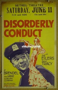 #3166 DISORDERLY CONDUCT WC '31 Sally Eilers 