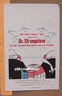 #102 DR STRANGELOVE WC '64 Scott, Kubrick 
