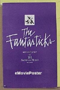 #036 FANTASTICKS stage play WC '61 2nd Year 