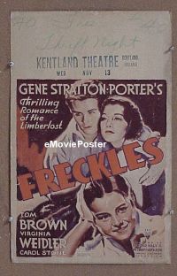 #324 FRECKLES WC '35 Brown, Weidler 