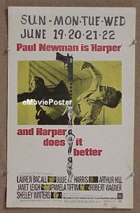 #3213 HARPER WC '66 Newman, Bacall 
