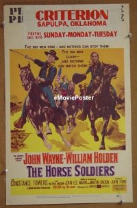 #311 HORSE SOLDIERS WC '59 John Wayne 