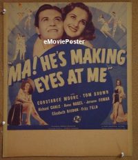 #334 MA! HE'S MAKING EYES AT ME WC '40 Moore 
