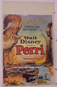 #3301 PERRI WC '57 Disney, squirrels 