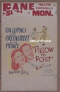 #403 PILLOW TO POST WC '45 Lupino,Greenstreet 