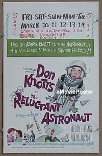 #408 RELUCTANT ASTRONAUT WC '67 Knotts 