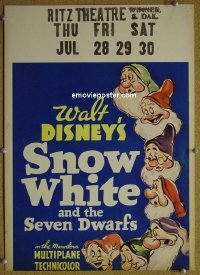 #3331 SNOW WHITE & THE 7 DWARFS WC '38 Disney 