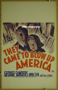 #3354 THEY CAME TO BLOW UP AMERICA WC 43 WWII 