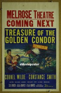 #3360 TREASURE OF THE GOLDEN CONDOR WC '53 