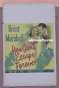 #472 YOU CAN'T ESCAPE FOREVER WC '42 Brent 