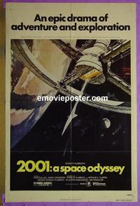 #3009 2001 A SPACE ODYSSEY 1sh R80 Kubrick
