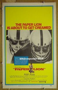 #4895 PAPER LION WC '68 football, Alan Alda