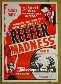 #4908 REEFER MADNESS WC R70s marijuana!