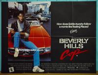 #5020 BEVERLY HILLS COP British quad movie poster '84 Eddie Murphy