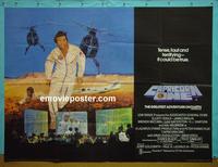 #5024 CAPRICORN 1 British quad movie poster '78 space travel