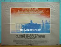 #5029 CLOSE ENCOUNTERS OF THE 3RD KIND S.E. British quad movie poster