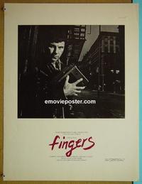 #6039 FINGERS special movie poster '78 Harvey Keitel