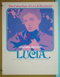 #6029 LUCIA special movie poster '69 Cuban, Solas