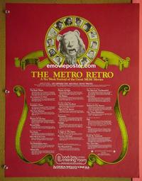 #6030 METRO RETRO special movie poster '83 MGM