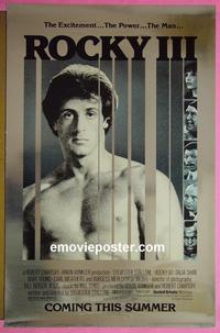#6066 ROCKY 3 foil special movie poster one-sheet movie poster '82 Stallone