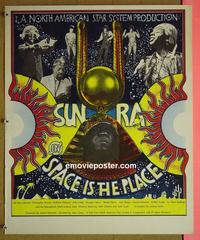 #6026 SPACE IS THE PLACE special movie poster '74