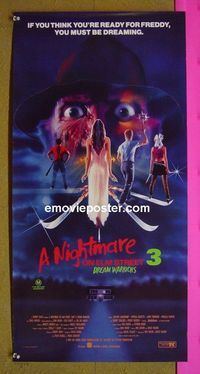 #7057 NIGHTMARE ON ELM STREET 3 Australian daybill movie poster '87