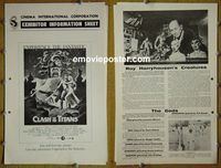 #A175 CLASH OF THE TITANS Australian pressbook '81 Harryhausen