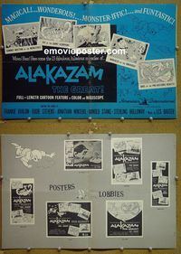 #A046 ALAKAZAM THE GREAT pressbook '61 anime!