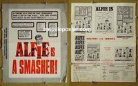 #A049 ALFIE pressbook '66 Michael Caine, Martin