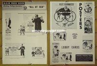 #A053 ALL AT SEA pressbook '58 Alec Guinness