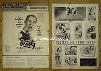 #A061 ANGELS IN THE OUTFIELD pressbook '51 baseball