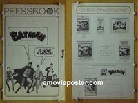 #A081 BATMAN pressbook '66 Adam West, DC Comics