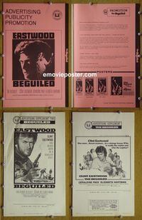 #A094 BEGUILED pressbook '71 Clint Eastwood