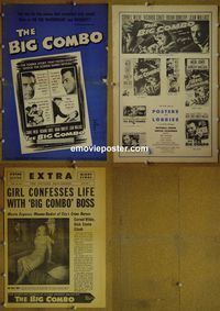#A104 BIG COMBO pressbook '55 classic film noir!
