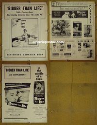 #A109 BIGGER THAN LIFE pressbook '56 Nicholas Ray!