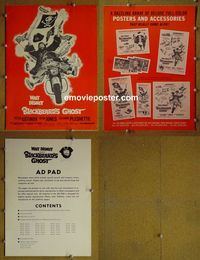 #A121 BLACKBEARD'S GHOST pressbook '68 Walt Disney
