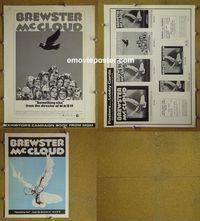 #A140 BREWSTER McCLOUD pressbook '71 Robert Altman
