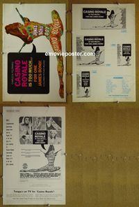 #A161 CASINO ROYALE pressbook '67 Bond spoof!