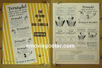 #A689 RETURN OF DON CAMILLO pressbook '53